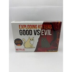 Exploding Kittens Good vs Evil Card Game Netflix Edition New Sealed Party Game